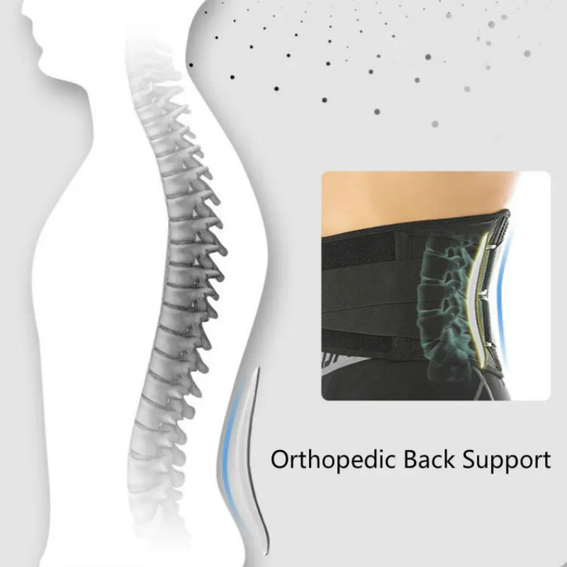Cinturón Lumbar con Ajuste de Alta Compresión