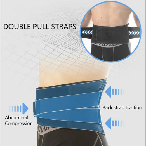 Cinturón Lumbar con Ajuste de Alta Compresión